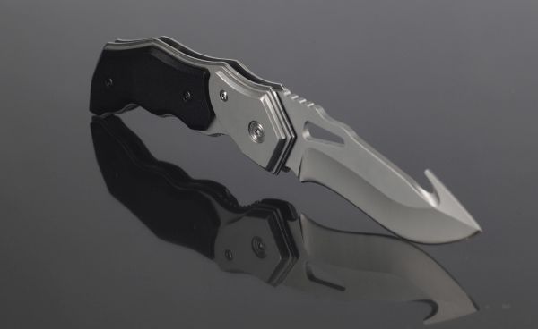 Милтек нож складной автоматический (общий вид фото 9) - интернет-магазин Викинг