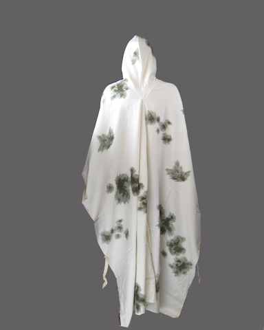 Бундесвер халат маскировочный зимний (сзади) - интернет-магазин Викинг