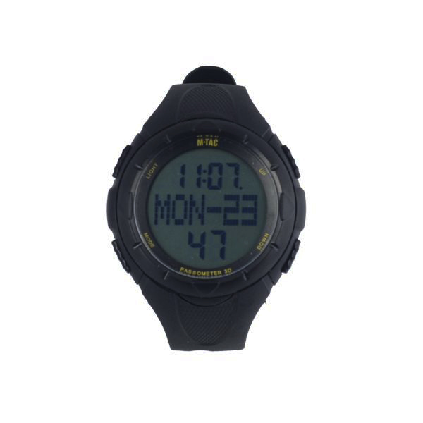 M-Tac часы тактические с шагомером черные (фото 14) - интернет-магазин Викинг