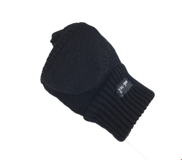 Милтек перчатки беспалые с клапаном вязаные (общий вид фото 5) - интернет-магазин Викинг