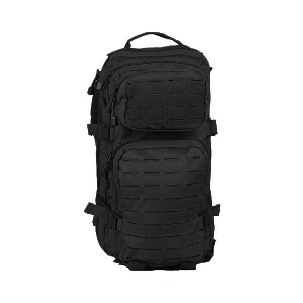 M-Tac рюкзак Assault Pack Laser Cut Black (обзор изображение 3) - интернет-магазин Викинг