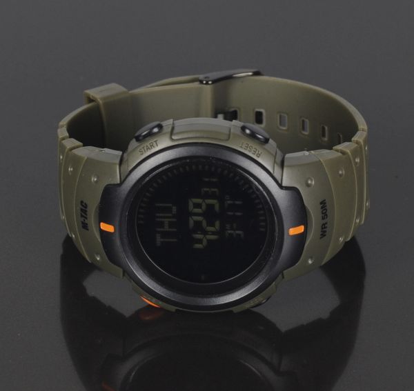 M-Tac часы тактические с компасом олива (обзор изображение 4) - интернет-магазин Викинг