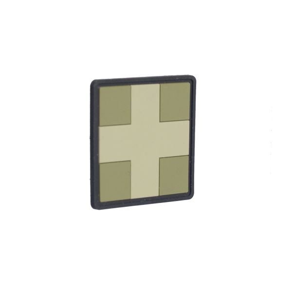 M-Tac нашивка Medic Cross Square ПВХ (фото 3) - интернет-магазин Викинг