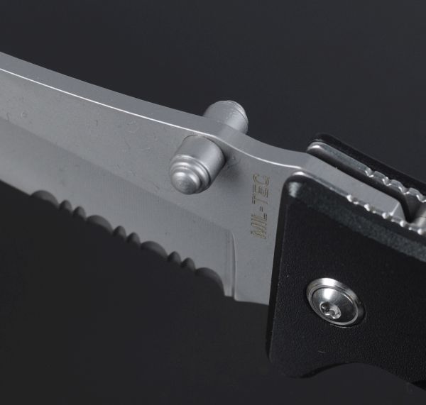 Милтек нож складной автоматический (шпеньок фото 1) - интернет-магазин Викинг