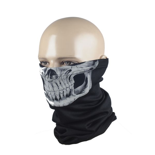M-Tac шарф-труба Reaper Skull (на манекене сбоку) - интернет-магазин Викинг