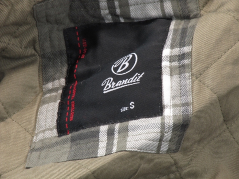 Brandit куртка Vintage Explorer олива all sizes (лого производителя на подкладке).jpg