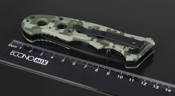 Милтек нож складной одноручный с фиксатором (общий вид фото 1) - интернет-магазин Викинг