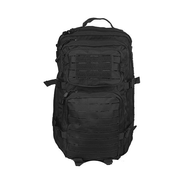M-Tac рюкзак Large Assault Pack Laser Cut Black (обзор изображение 1) - интернет-магазин Викинг