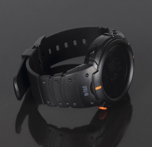 M-Tac часы тактические с компасом черные (обзор изображение 8) - интернет-магазин Викинг