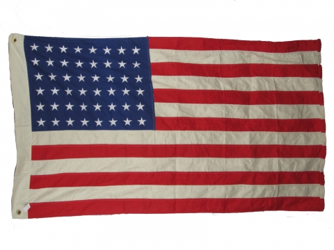 Милтек флаг США (48 звезд) 100% коттон 90x150см (общий вид) - интернет-магазин Викинг