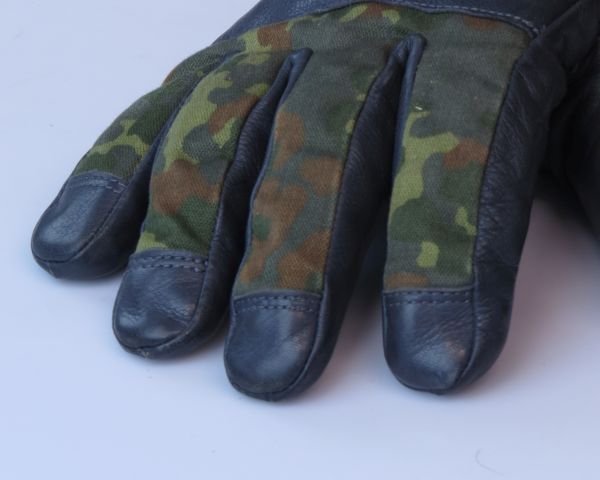 Бундесвер перчатки зимние кожафлектарн Б/У (пальцы 2) - интернет-магазин Викинг