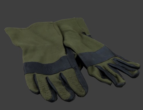 Бундесвер перчатки кожа/арамид Б/У (общий вид) - интернет-магазин Викинг