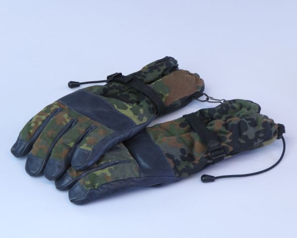 Бундесвер перчатки зимние кожафлектарн Б/У (общий вид 1) - интернет-магазин Викинг