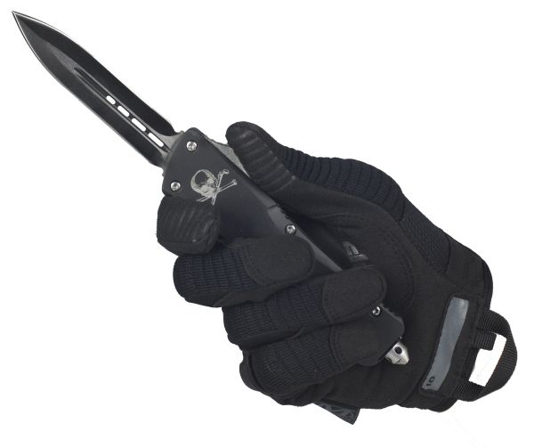 Mechanix M-Pact 3 Gloves (нож в руке) - интернет-магазин Викинг