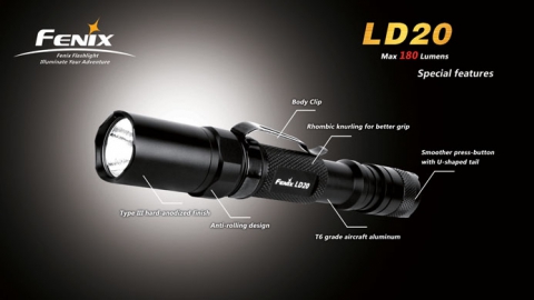 Fenix фонарь LD20 (фото 22) - интернет-магазин Викинг
