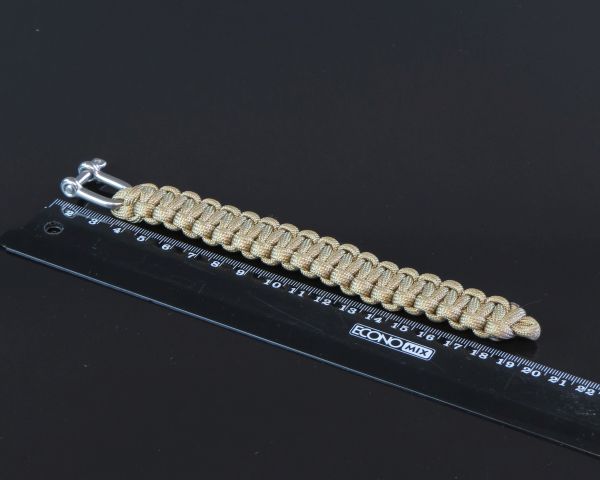 Милтек браслет паракорд метал. карабин 15мм (фото 1) - интернет-магазин Викинг