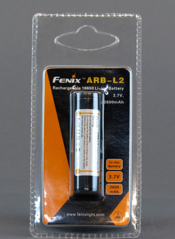 Fenix АКБ LC18650 2600mAh 3,7V Li-ion (в упаковке) - интернет-магазин Викинг