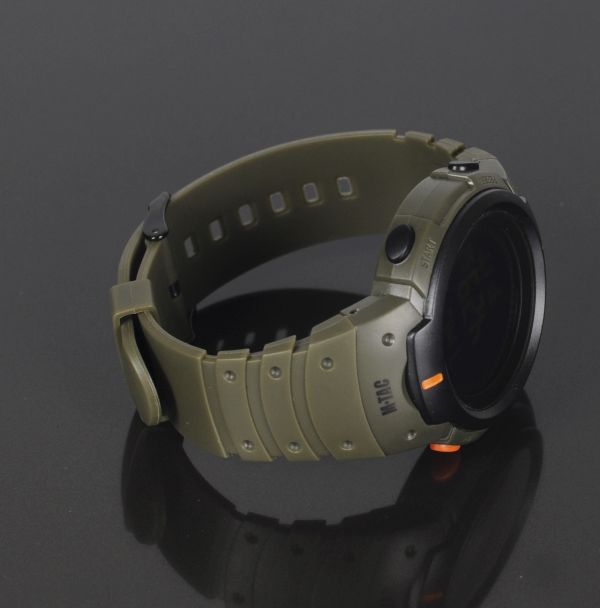 M-Tac часы тактические с компасом олива (обзор изображение 6) - интернет-магазин Викинг