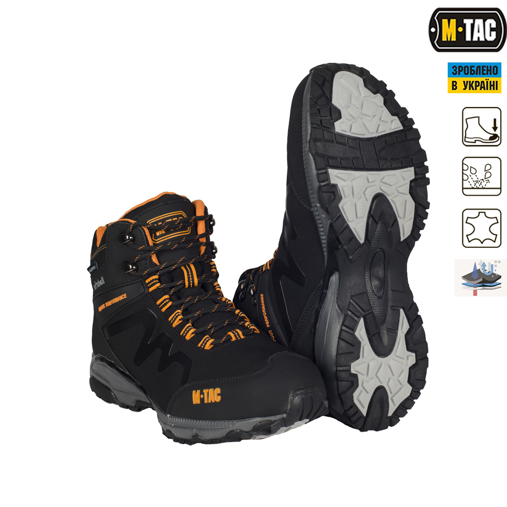 M-Tac ботинки Soft Shell черные (основной вид)