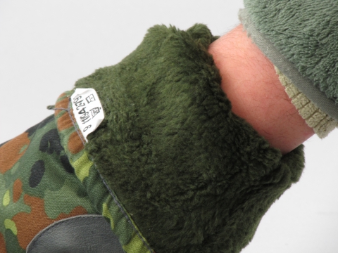 Бундесвер рукавицы кожа/флектарн Б/У (подкладка) - интернет-магазин Викинг