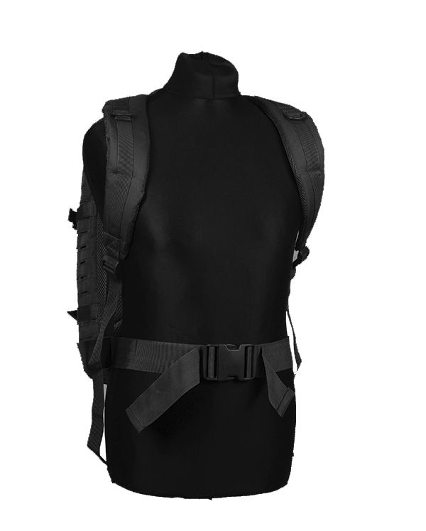 M-Tac рюкзак Large Assault Pack Laser Cut Black (обзор изображение 26) - интернет-магазин Викинг