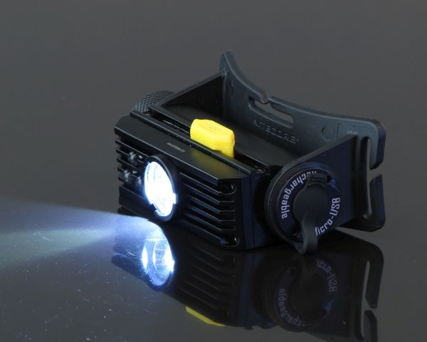 Nitecore фонарь налобный HC90 (кнопка регулировки освещения фото 3) - интернет-магазин Викинг