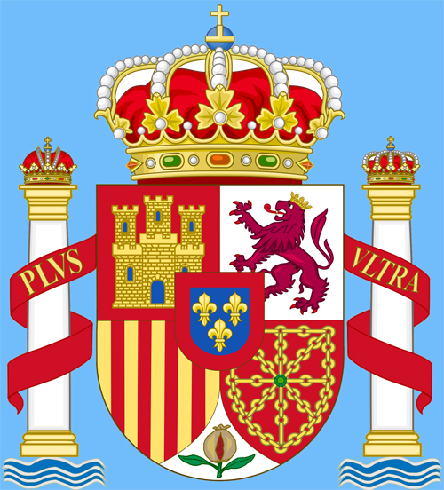Милтек флаг Испании 90х150см (герб фото 1) - интернет-магазин Викинг