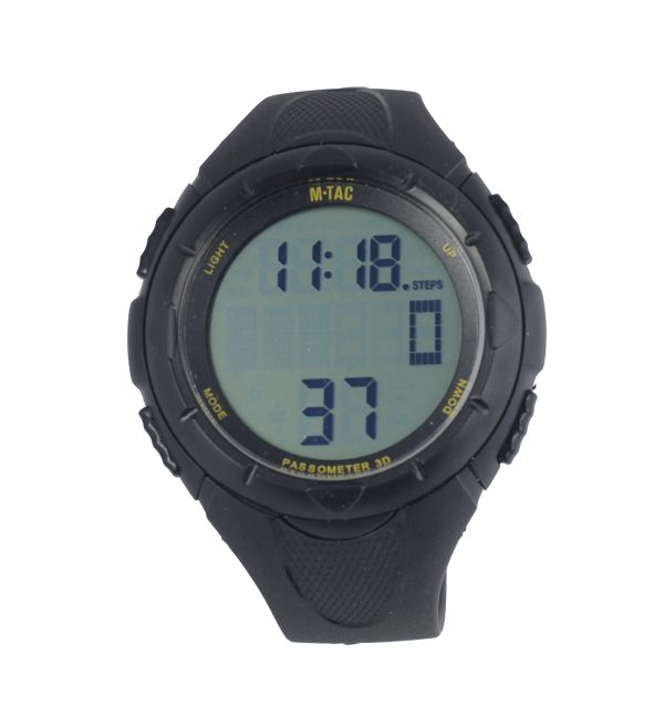 M-Tac часы тактические с шагомером черные (фото 5) - интернет-магазин Викинг