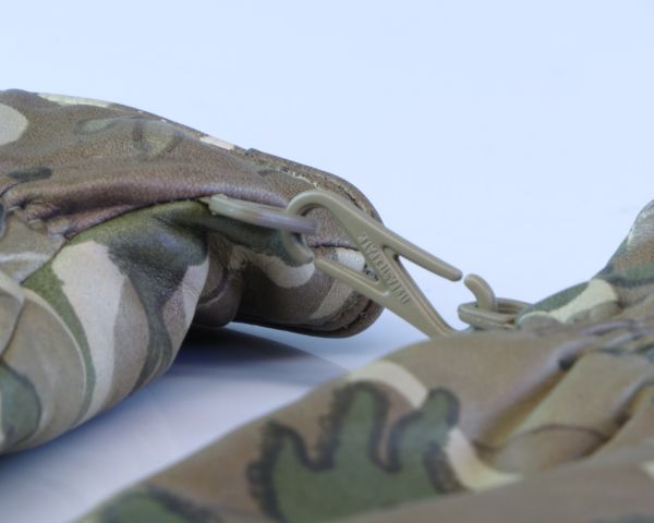 Британские перчатки Combat Gloves кожанные утепленные MTP (карабин)