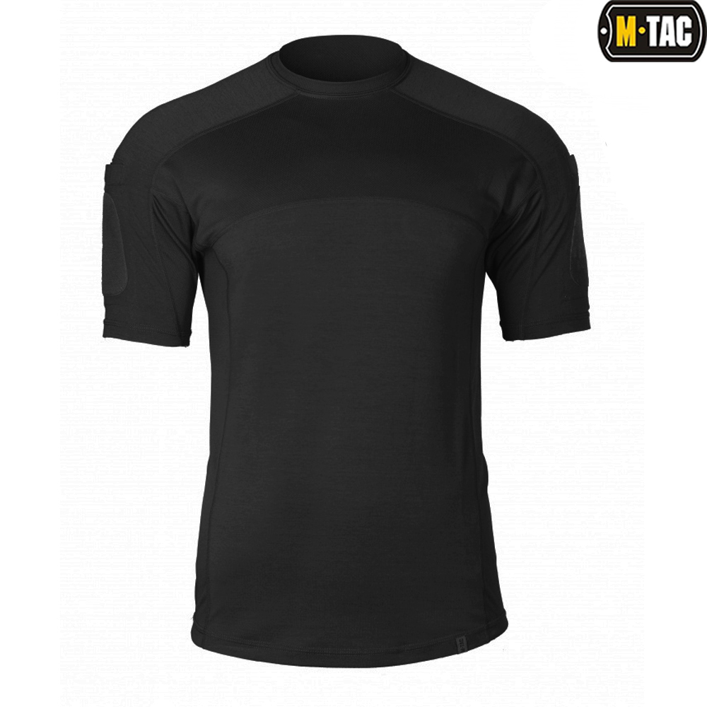 M-Tac футболка Elite Tactical Black (вид спереди)