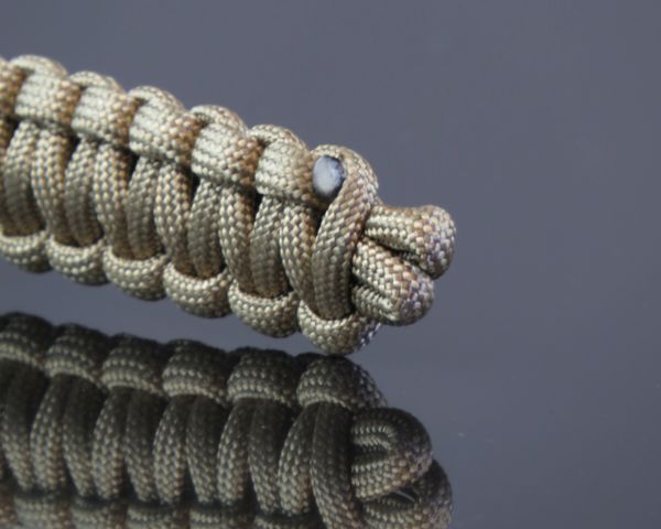 Милтек браслет паракорд метал. карабин 22мм (фото 3) - интернет-магазин Викинг