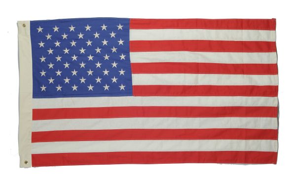 Милтек флаг США (50 звезд) 100% коттон 90x150см (общий вид) - интернет-магазин Викинг