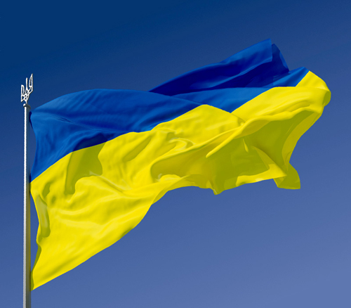 Милтек флаг Украины 90х150см (общий вид фото 1) - интернет-магазин Викинг
