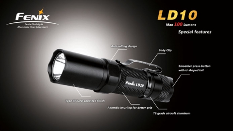 Fenix фонарь LD10 (фото 14) - интернет-магазин Викинг
