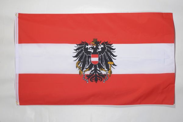 Милтек флаг Австрии 90х150см (общий вид фото 1) - интернет-магазин Викинг