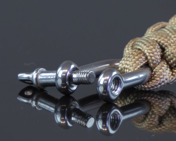 Милтек браслет паракорд метал. карабин 15мм (фото 3) - интернет-магазин Викинг