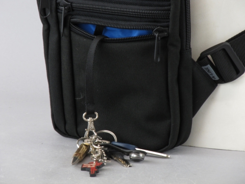 A-Line сумка синтетическая плечевая с кобурой A33 (наружный карман фото 1) - интернет-магазин Викинг