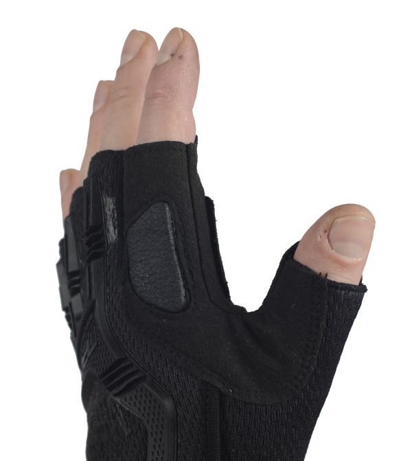 Mechanix перчатки тактические беспалые M-Pact (накладка-усилитель фото 2)