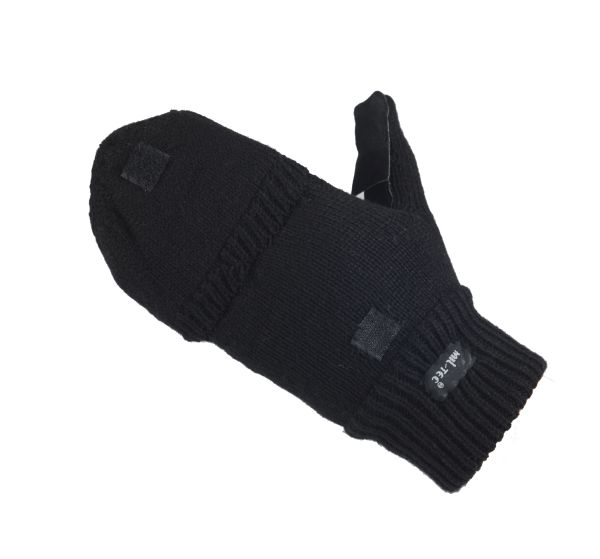 Милтек перчатки беспалые с клапаном вязаные (общий вид фото 9) - интернет-магазин Викинг