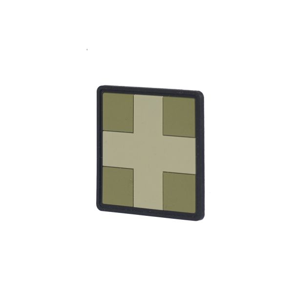 M-Tac нашивка Medic Cross Square ПВХ (фото 2) - интернет-магазин Викинг