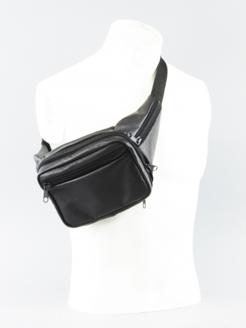 A-Line А03К сумка-кобура (кожа) (вид на манекене фото 2) интернет-магазин Викинг