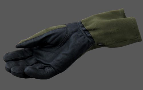 Бундесвер перчатки кожа/арамид Б/У (ладонь) - интернет-магазин Викинг