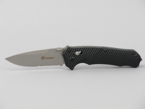 Ganzo нож складной G716 Serrated (фото 4) - интернет-магазин Викинг