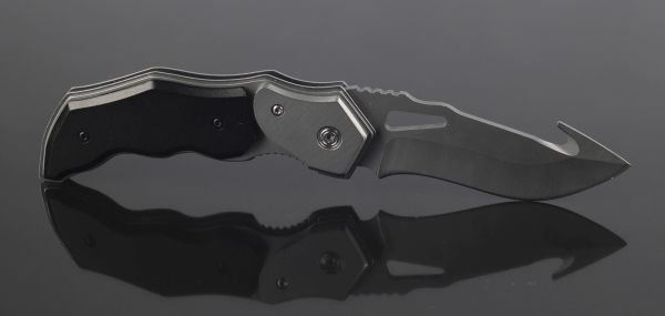 Милтек нож складной автоматический (общий вид фото 8) - интернет-магазин Викинг