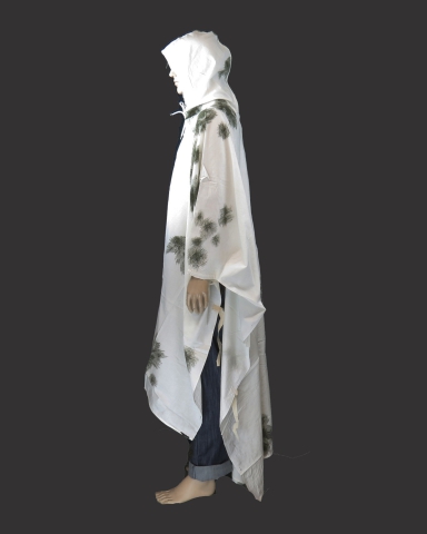 Бундесвер халат маскировочный зимний (сбоку) - интернет-магазин Викинг