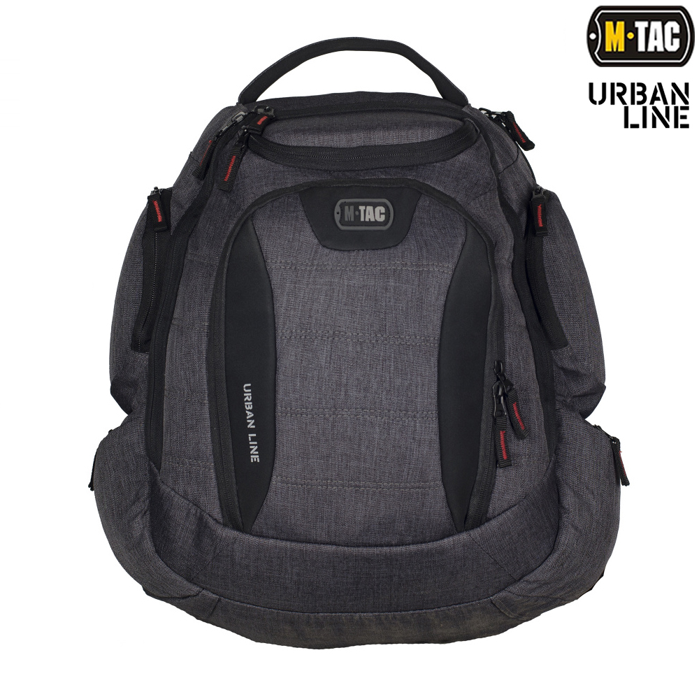 M-Tac рюкзак Urban Line Casual Pack Dark Grey (вид спереди)