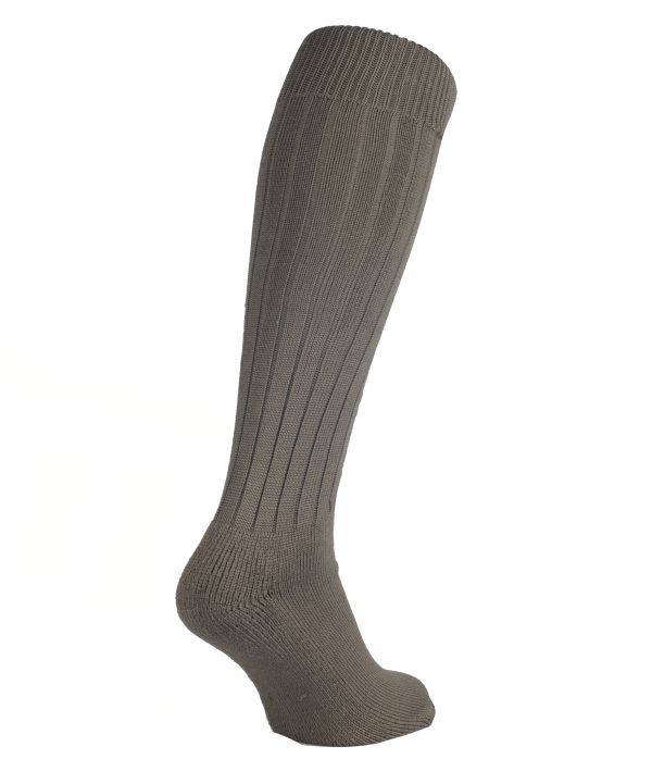 Бундесвер носки зимние высокие олива (вид сзади) - интернет-магазин Викинг