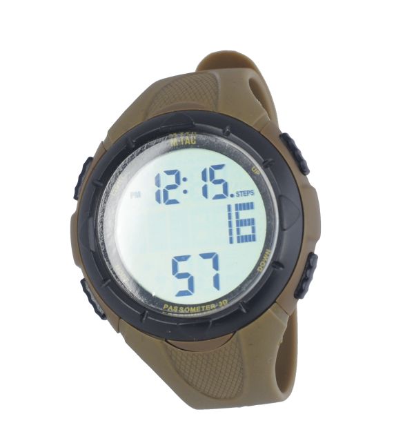 M-Tac часы тактические с шагомером койот (фото 6) - интернет-магазин Викинг