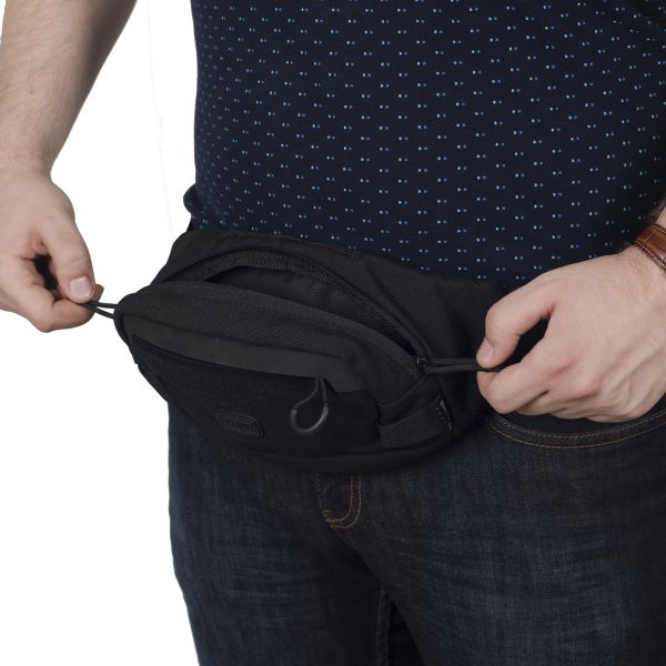 M-Tac сумка-пояс Waist Bag Black (обзор изображение 10) - интернет-магазин Викинг