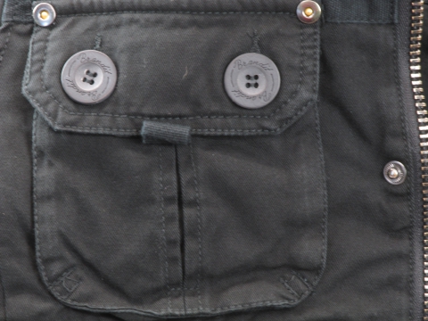 Brandit куртка Platinum Vintage черная (2 нагрудных накладных кармана).jpg